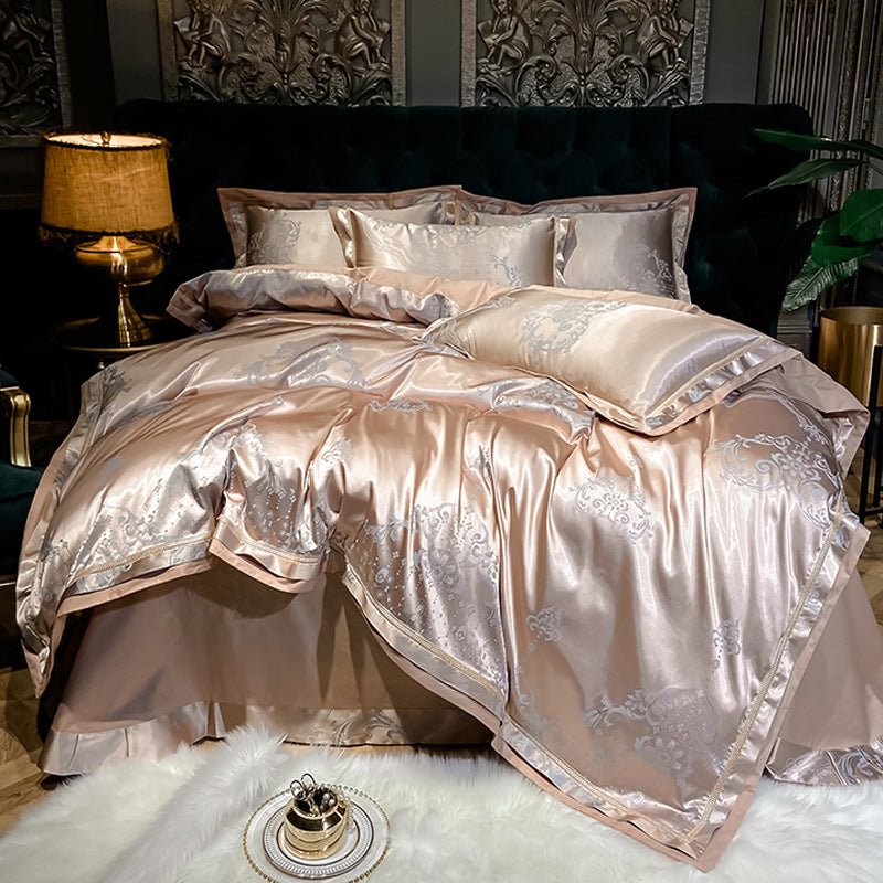 European style luxury light luxury bedding