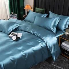 Mulberry Silk Bedding Set with Duvet Cover Fitted