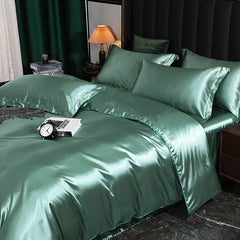 Mulberry Silk Bedding Set with Duvet Cover Fitted