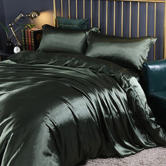 Mulberry Silk Bedding Set with Duvet Cover Fitted